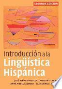 Introducción a la Lingüística Hispánica