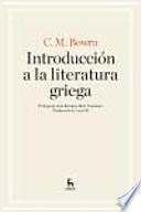 Introducción a la literatura griega