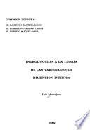 Introducción a la teoría de las variedades de dimensión infinita