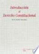 Introducción al derecho constitucional