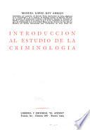 Introducción al estudio de la criminología