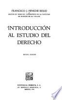 Introducción al estudio del derecho