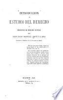 Introduccion al estudio del derecho y principios de derecho natural