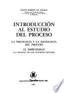 Introducción al estudio del proceso