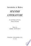 Introduction to Modern Spanish Literature