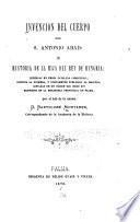 Invencion del cuerpo de S. Antonio abad: é Historia de la hija del rey de Hungria