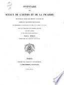 Inventaire des sceaux de l'Artois et de la Picardie