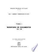Inventario de documentos, 1256-1799