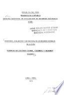 Inventario, evaluación y uso racional de los recursos naturales de la costa