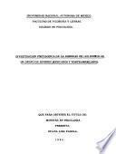 Investigación psicológica de la ansiedad en los sueños de un grupo de jovenes mexicanos y norteamericanos