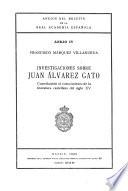 Investigaciones sobre Juan Álvarez Gato