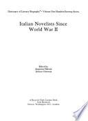 Italian Novelists Since World War II, 1945-1965