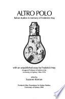 Italian Studies in Memory of Frederick May