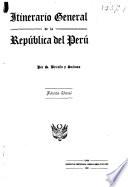 Itinerario generale de la república del Perú