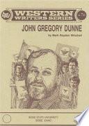 John Gregory Dunne
