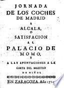 Jornada de los coches de Madrid a Alcalá o satisfacción al Palacio de Momo y las apuntaciones a la carta del Maestro de Niños