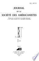 Journal de la Société des américanistes