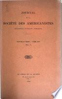 Journal de la Société des américanistes