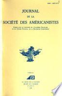 Journal de la Société des américanistes