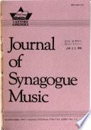 Journal of synagogue music