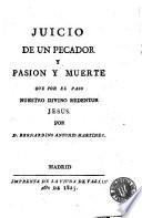 Juicio de un pecador y pasion y muerte