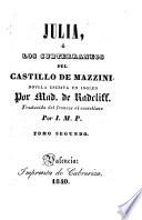 Julia, ó los subterraneos del castillo de Mazzini