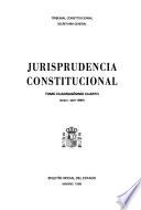 Jurisprudencia constitucional