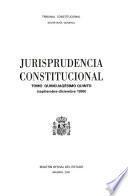 Jurisprudencia constitucional