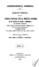 Jurisprudencia criminal