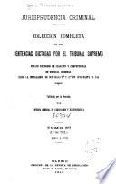 Jurisprudencia criminal