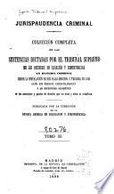 Jurisprudencia criminal