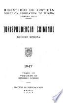 Jurisprudencia criminal