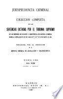 Jurisprudencia criminal