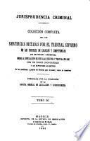 Jurisprudencia criminal