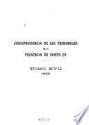 Jurisprudencia de los tribunales de la provincia de Santa Fé