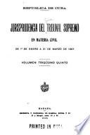 Jurisprudencia del Tribunal Supremo