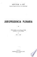 Jurisprudencia plenaria