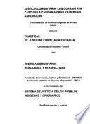 Justicia de los pueblos indígenas y originarios