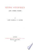 King Stephen and other poems