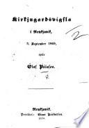 Kirkjugardsvigsla í Reykjavík 3. September 1869