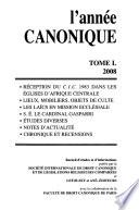 L'Année canonique