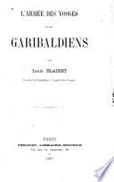 L'armée des vosges et les Garibaldiens