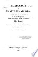 La Abogacia o el arte del abogado