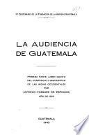 La audencia de Guatemala