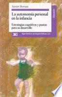 La autonomía personal en la infancia