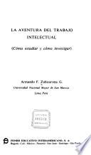 La aventura del trabajo intelectual