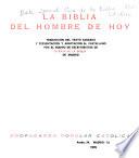 La Biblia del hombre de hoy