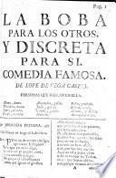 La boba para los otros, y discreta para sí