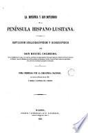 La Botánica y los botánicos de la península hispano-lusitana