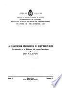 La clasificación bibliográfica de Henry Evelyn Bliss